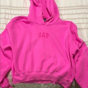 GAP Vibrant Pink Pullover Hoodie